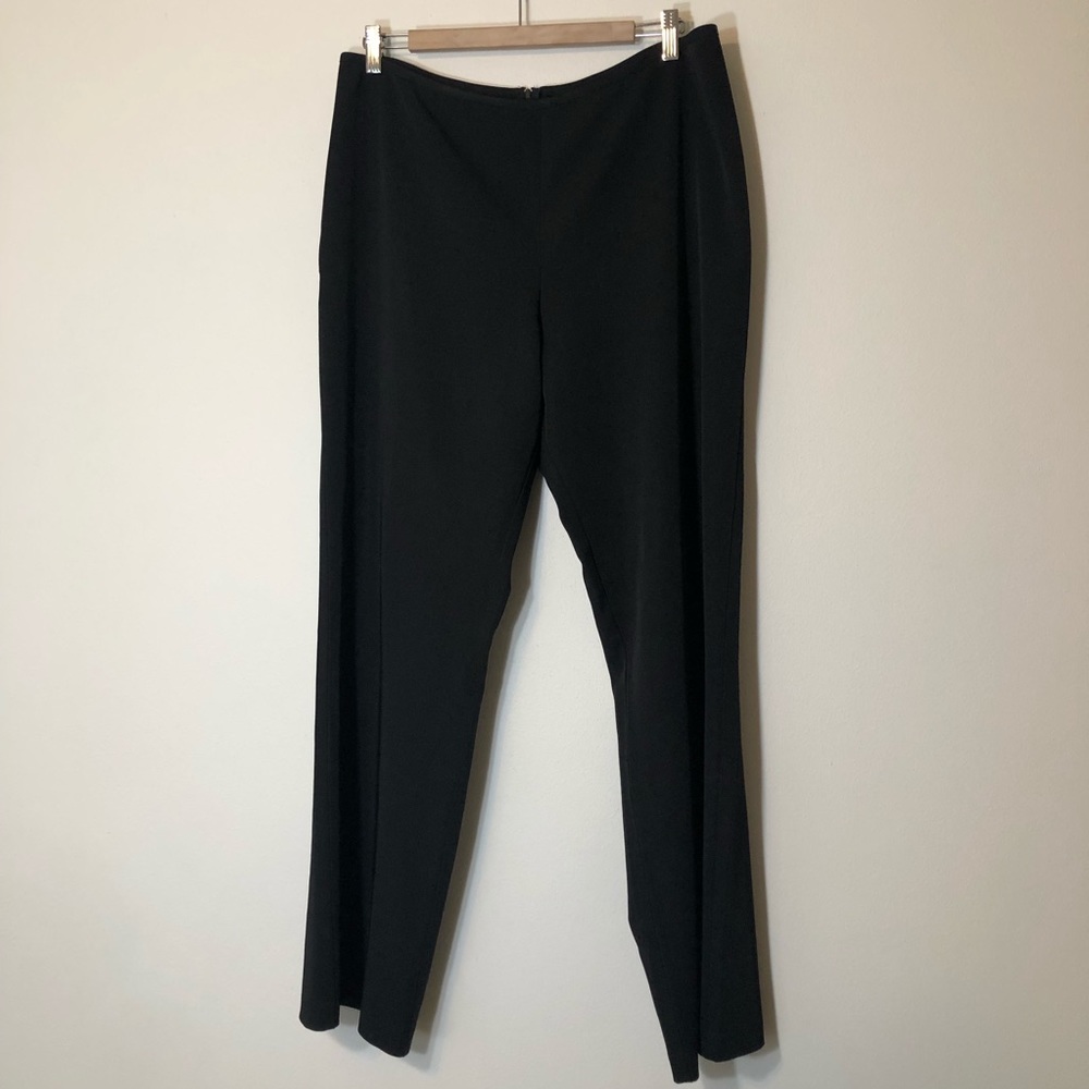 Helen Blake Black Bandless Pant, 15/16